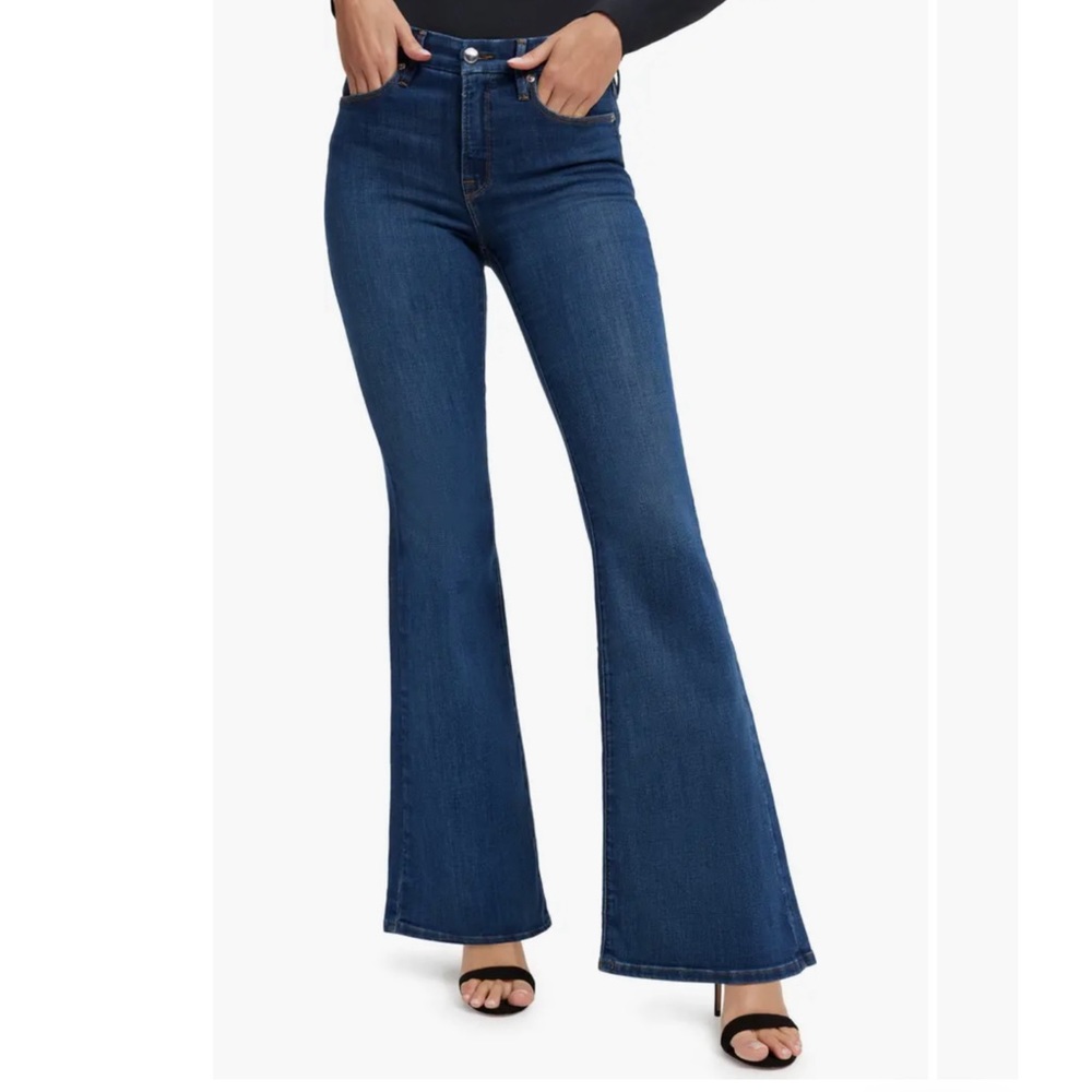 Good American Good Legs Flare Jeans